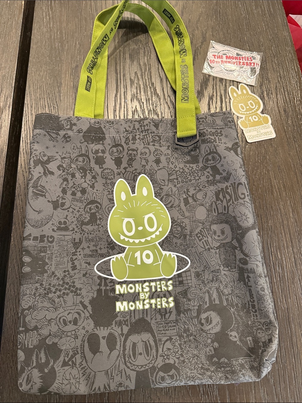 Labubu 10th anniversary tote